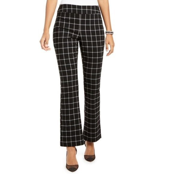 Inc Windowpane Bootcut Pants - Picture 1 of 2